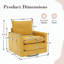 Fauteuil demi-tonneau pivotant - Chaise Mid-Century moderne-1277357746