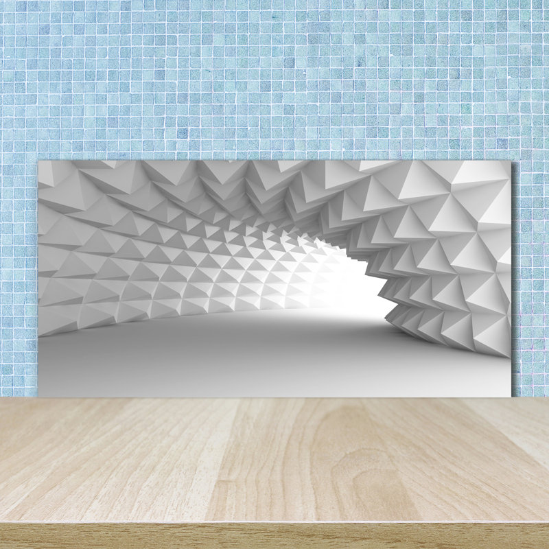 Bab 50cm W x 100cm L Glass Peel and Stick Panel