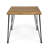 Square Acacia Solid Wood Outdoor Dining Table , 32.5 " W 32.5 " D