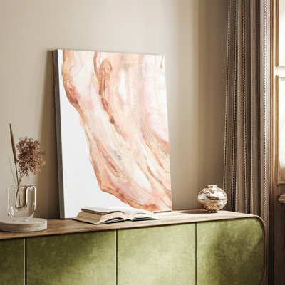 Rose Quartz II -Custom Wrapped Gallery Cavas