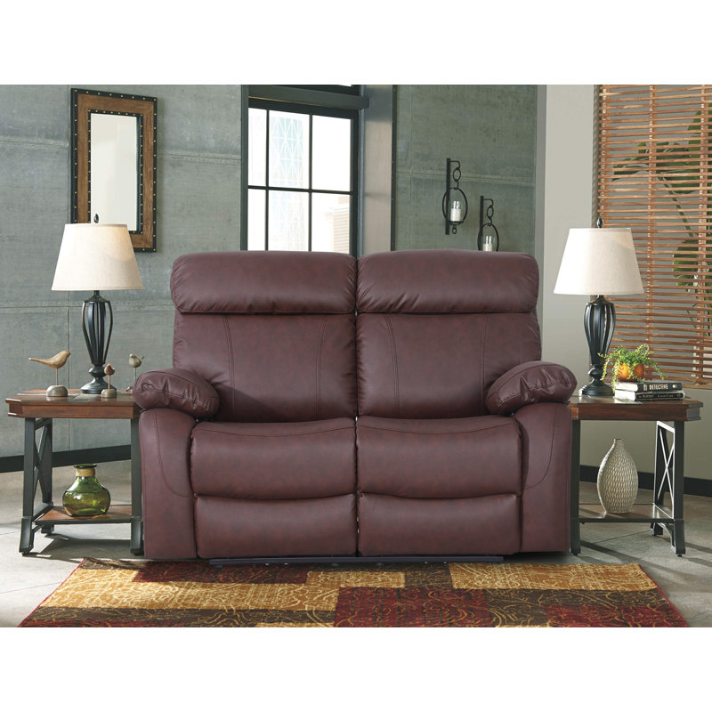  Edder 60.5"W Power Reclining Sofa With USB Ports & Deep Seat, Brown