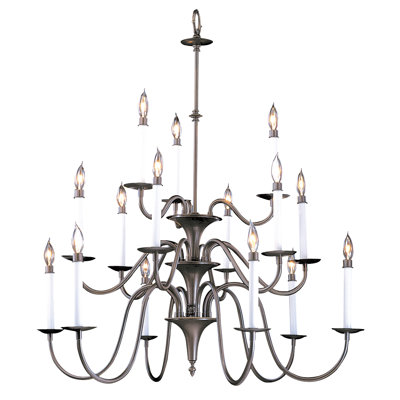 Goetz 15 - Light Dimmable Tiered Chandelier