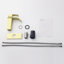 Single Handle Mid Arc Bathroom Faucet With Deckplate And Waterfall Spout ( 1 Pack )-113953271