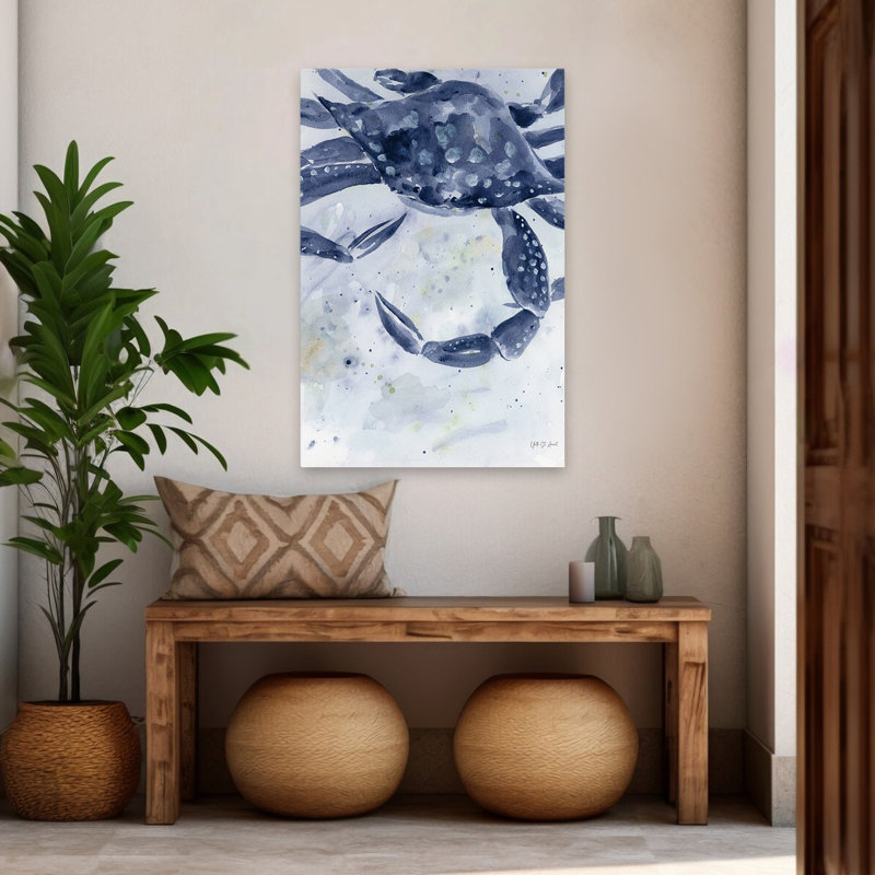 Beachy And Nautical Crab, 48" H x 32" W