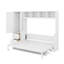 Grand lit escamotable avec placard et tiroirs-807873893