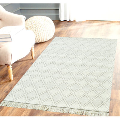 Mckoy Wool Geometric Indoor Rug