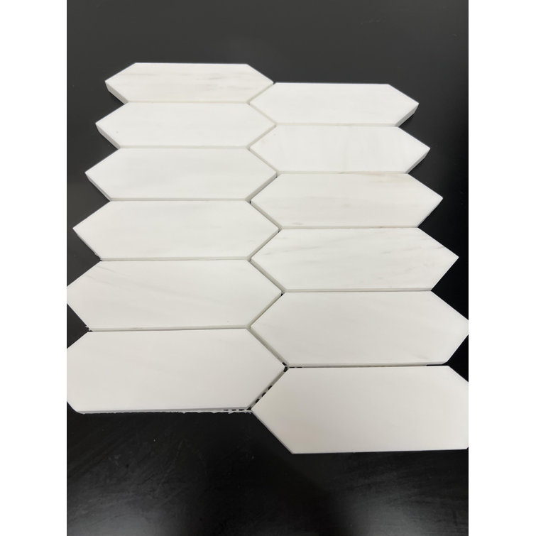 Bianco Dolomite 2'' x 6'' Natural Stone Mosaic Sheet Subway Wall Floor Use Tile