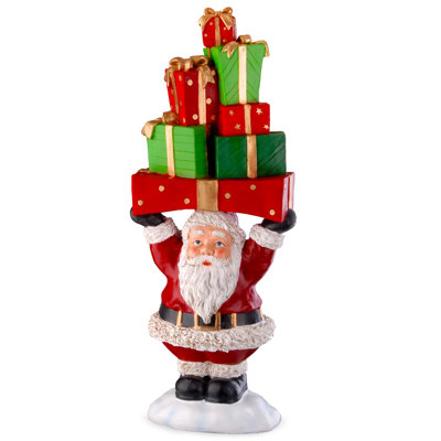 30" Santa Holding Gifts