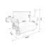 Chariot de chariot pliant convertible 3-en-1 avec banquette et plateau de table pliable monté à l'arrière - Chariot utilitaire robuste de 500 lb, roues tout-terrain d'une capacité de 180 L pour le camping-116829760-116829761