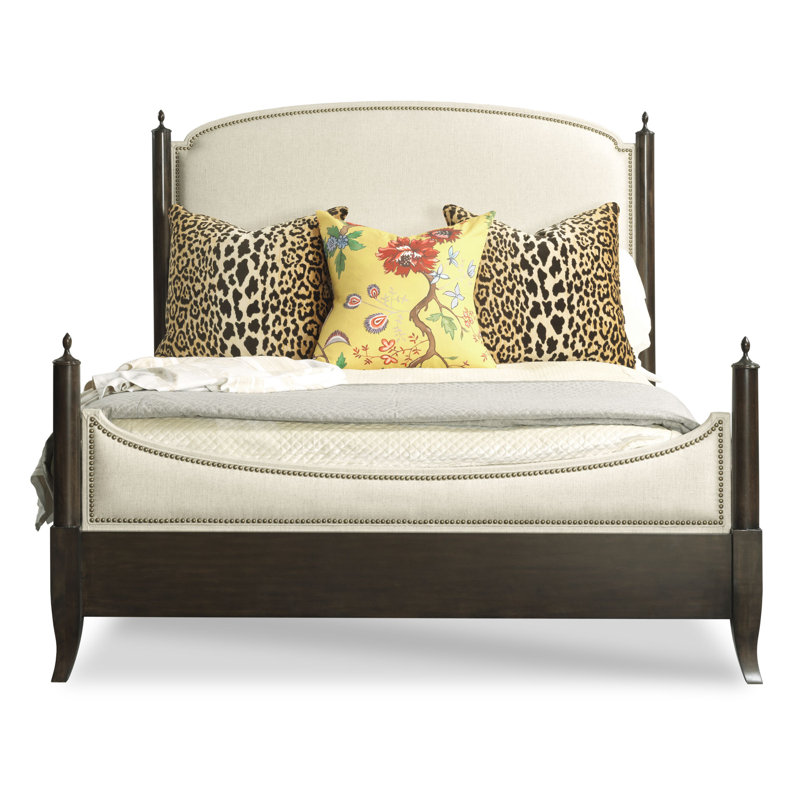 Carrington Poster Upholstered Canopy Bed, King