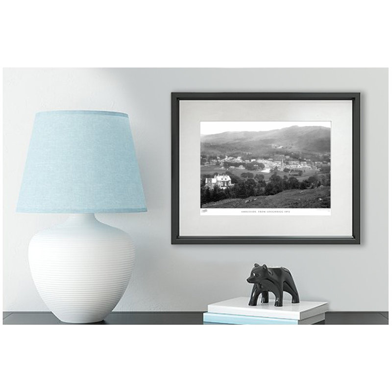 Ambleside, From Loughrigg 1892 by Francis Frith - Single Picture Frame Print, 28cm H x 36cm W x 2.3cm D