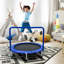 Wang Freeport Park ft Round Kid / Toddler Trampoline with Handlebar-1258094712