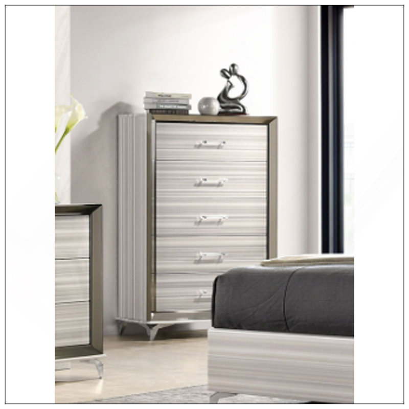Commode étoile blanche