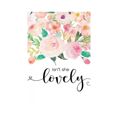 Isn't She Lovely - Painting on Canvas