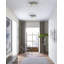 Transitional 2 Light Chrome and Black Square Flsou Mount-1229564112