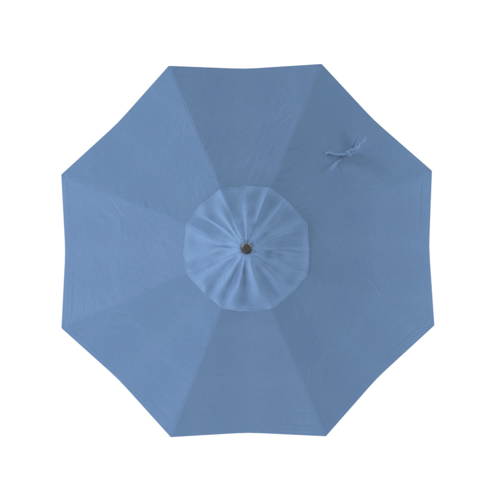 Lexia 7.5' Sunbrella® Umbrella, Canvas Cyan Sunbrella® Canvas, Hammertone Gray