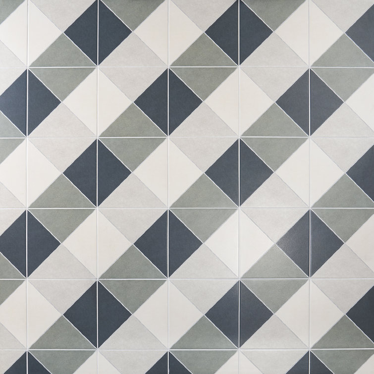 Ava Diagonal 9" x 9" Porcelain Tile (10.76 sq. ft./ Case)