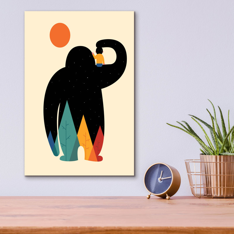 "Papa" par Andy Westface, H 16 po x l 12 po x P 0,13 po