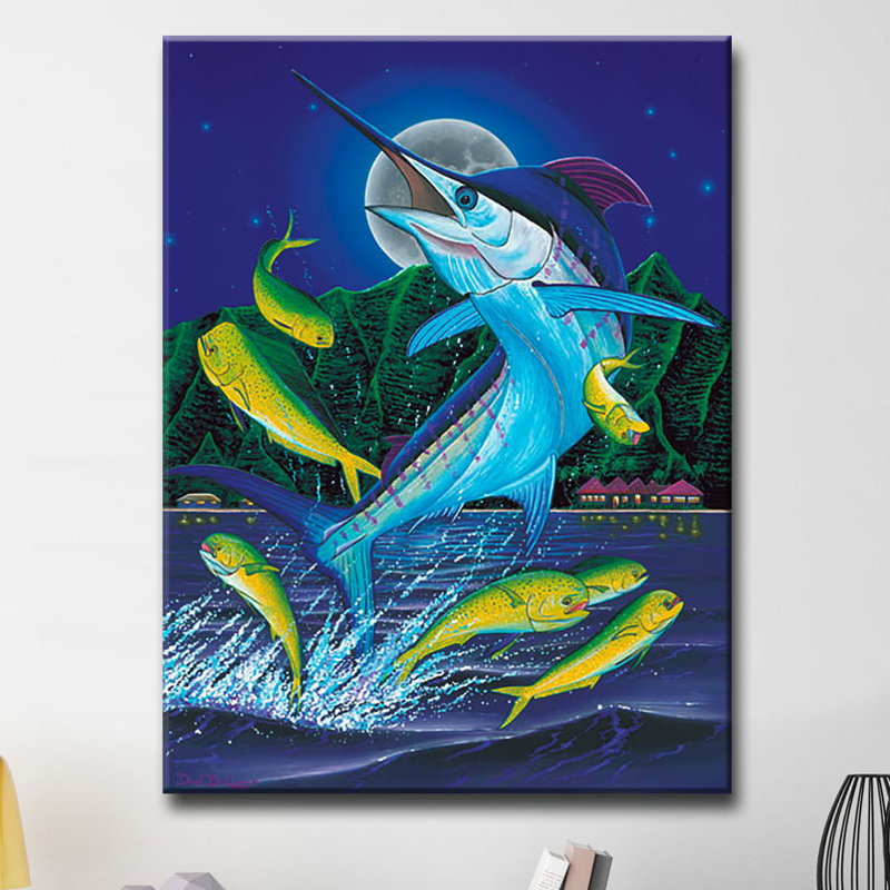 Art sur toile Blue Moon