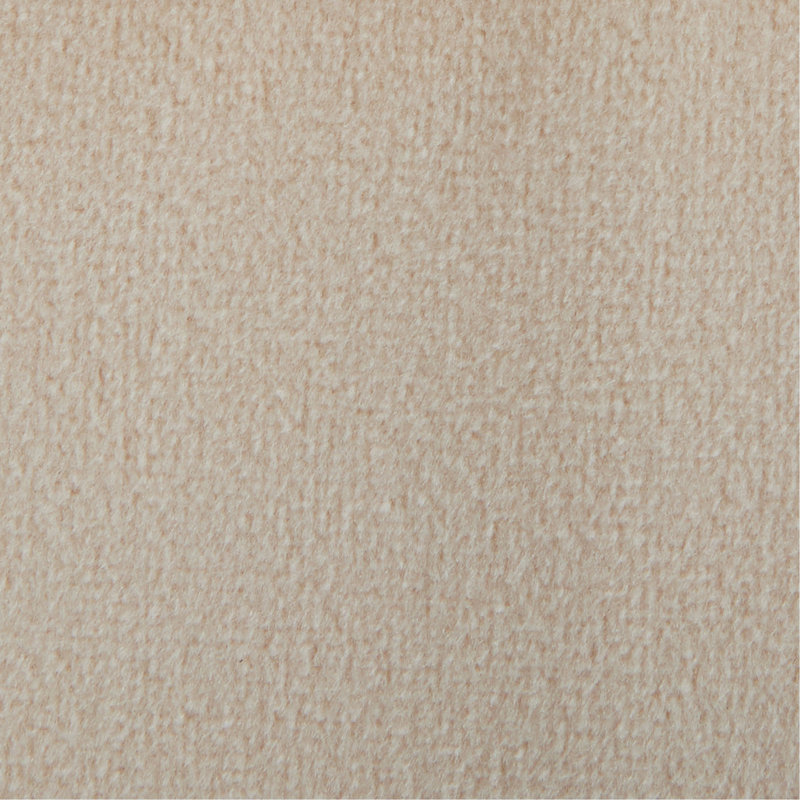 Repose-pieds carré en velours 16 po, Cream