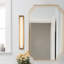 Luminaire de meuble-lavabo rétro à DEL à intensité variable en laiton 31 po Charleston-124959657