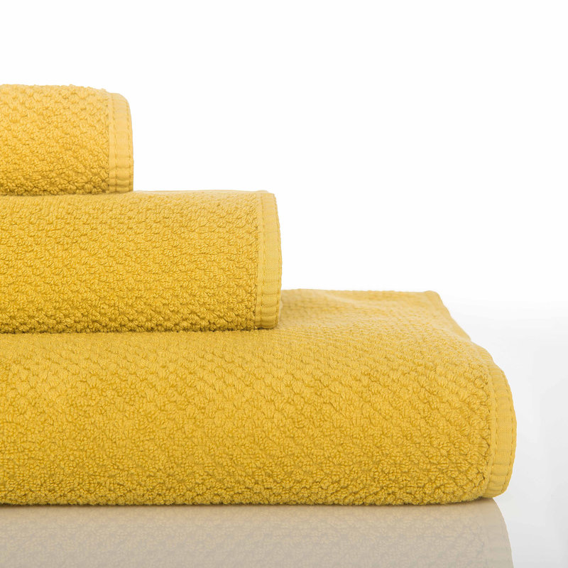 Bee Waffle Waffle Towel, White, 12" W x 20" L, Fingertip Towel 1-Pack