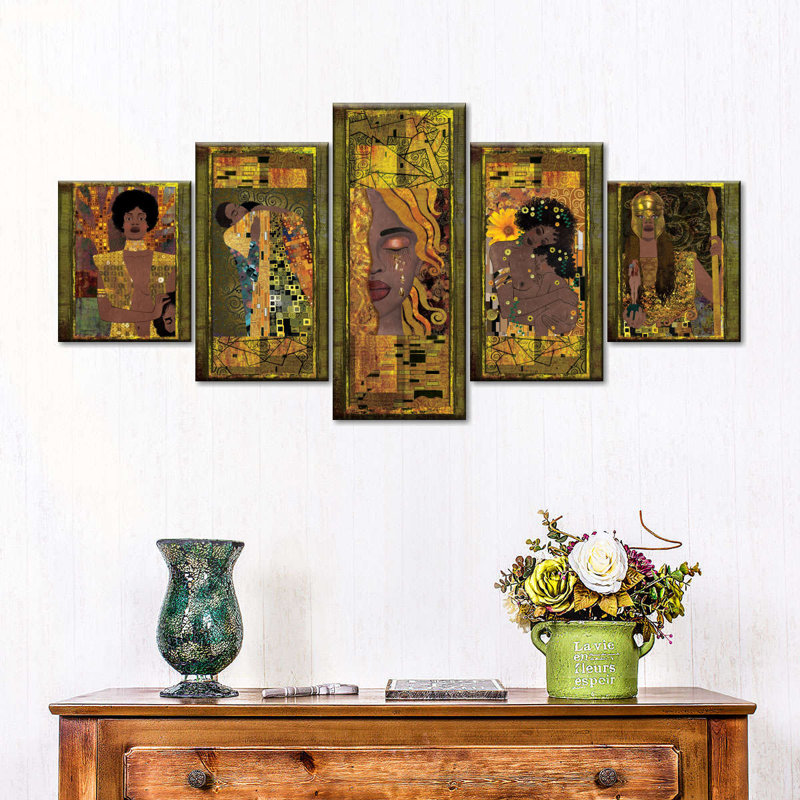 «Stages Of A Woman's Life», reproduction sur toile, H 24 po x l 55 po x P 1,25 po