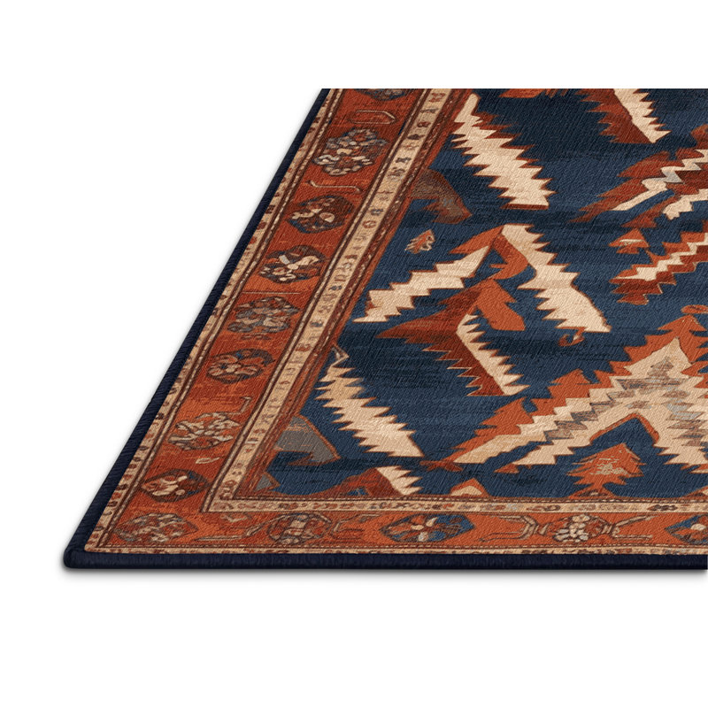 Tapis mauve lavable à la machine, Rond 3 pi