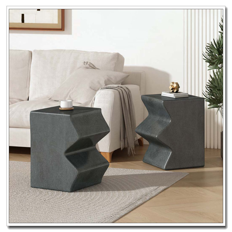 Ensemble de tables d'appoint, Gris Pierre