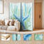 Cloison pliante 4 panneaux Royal Ocean Seagrass Beach Summer Starfish