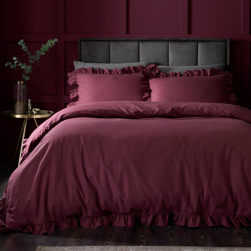 Cotton Plaid Duvet Cover Set with Pillowcases, Super King Duvet Cover + 2 Standard Pillowcases