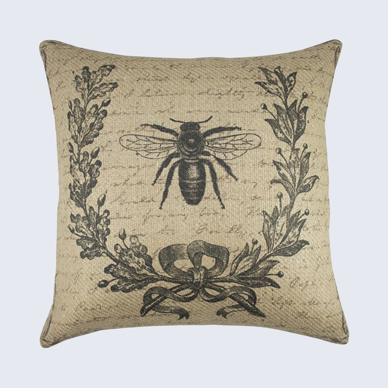 Arquan Jute / Sisal Throw Pillow
