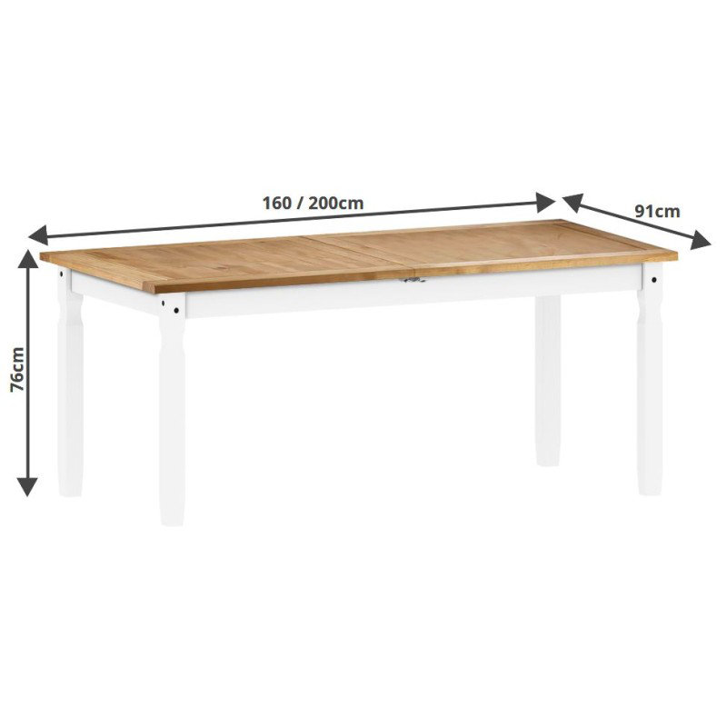 Chidester 6 - Person Solid Wood Dining Set, White