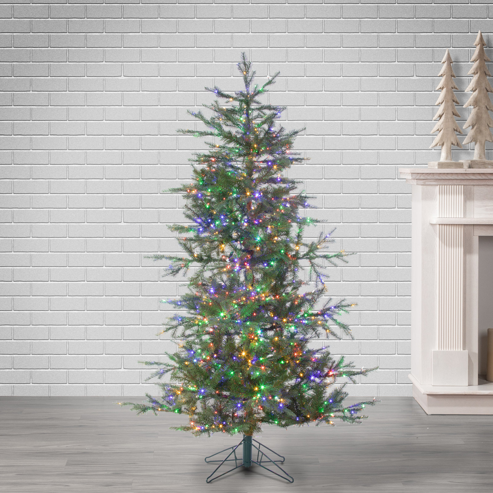 Haileyrose 60' Lighted Pine Christmas Tree