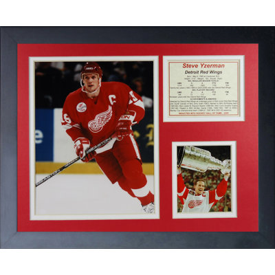 Souvenirs encadrée steve yzerman