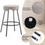 Tabouret de comptoir rembourré 26,97 po Kipten-1214027768