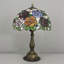 Lampe de table en verre coloré style Victoria Tiffany