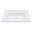 32" X 20" White Rectangular Single Vanity Top With Integrated Sink, 1 Faucet Hole, And Overflow | Gift Idea