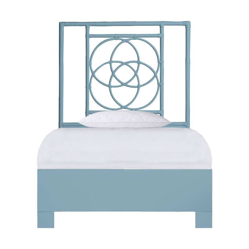 Lit standard Emilia, Simple TG, Bleu piscine