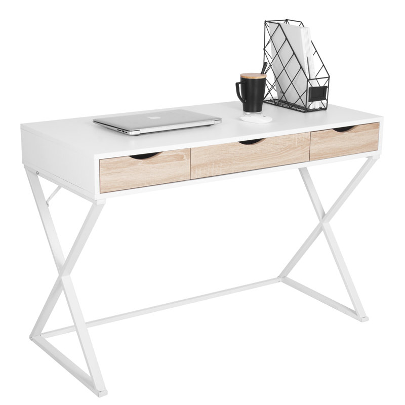 Espiridion Metal Base Writing Desk