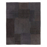Vintage Turkish Patchwork Rug, In Brown, Gray And Charcoal Hues - Rug & Kilim