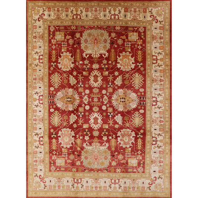Tapis beige / rouge Cordia