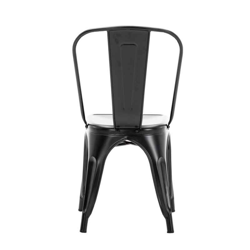 Chaise de patio empilable Wynn, Noir