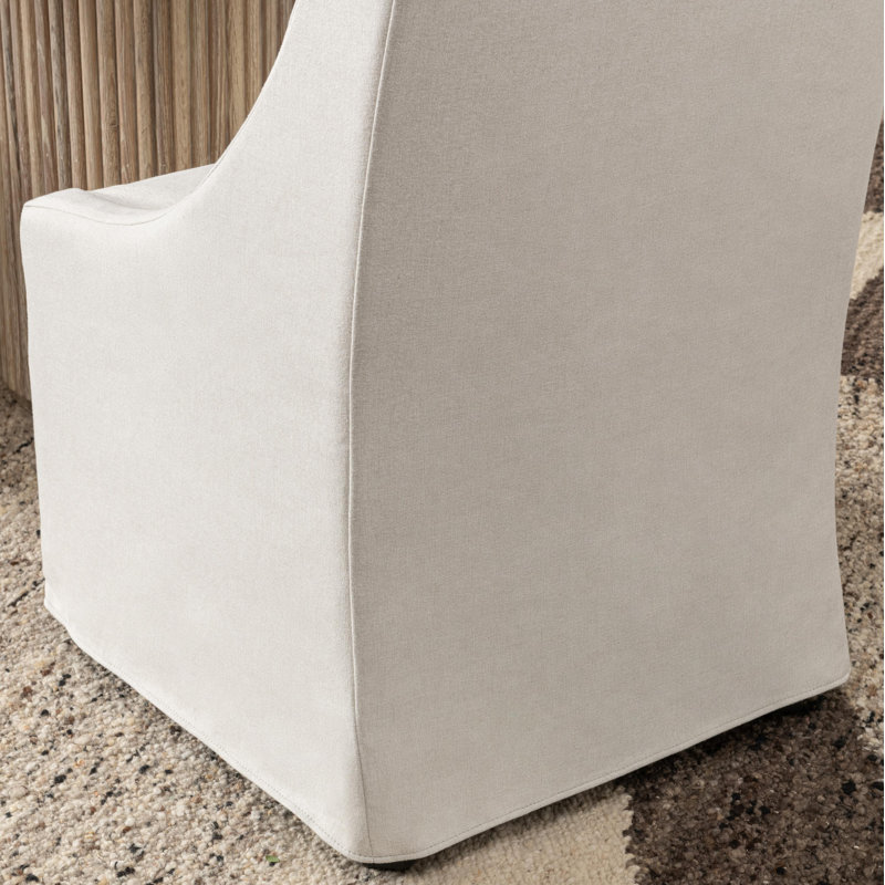 Seneca Upholstered Dining Chair, Stone Beige