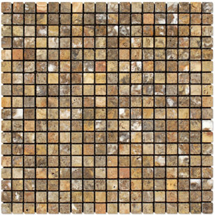 Carreau de mosaïque Scabos Travertine