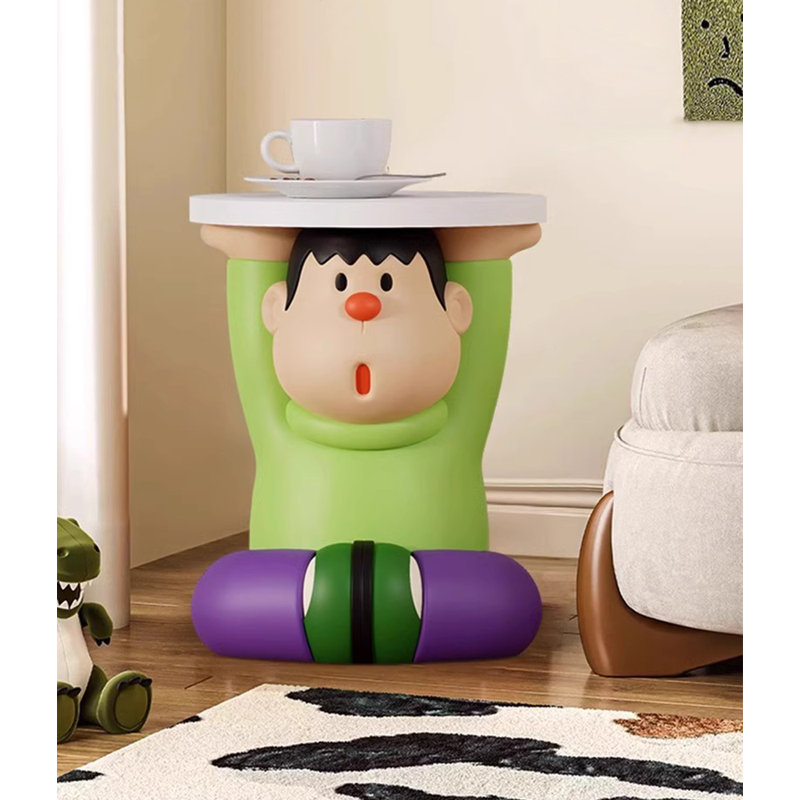 Ornement décoratif en résine pour table basse «Fat Bear»