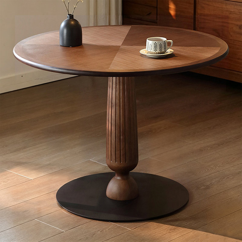 Table de salle à manger ronde, H 29,53 po x L 31,50 po x l 31,50 po