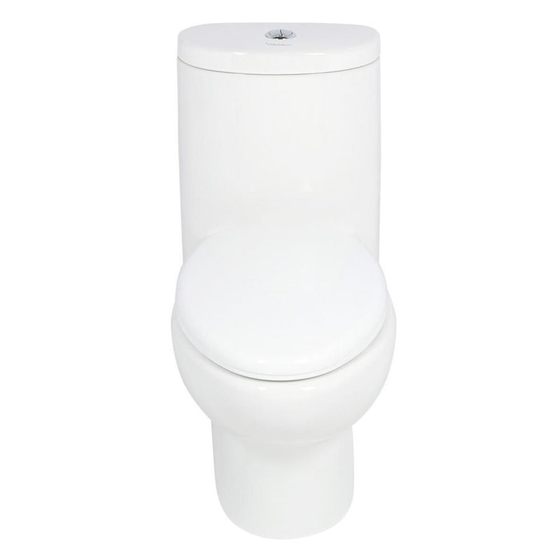 Toilette allongée une pièce à double chasse Magic (siège inclus)