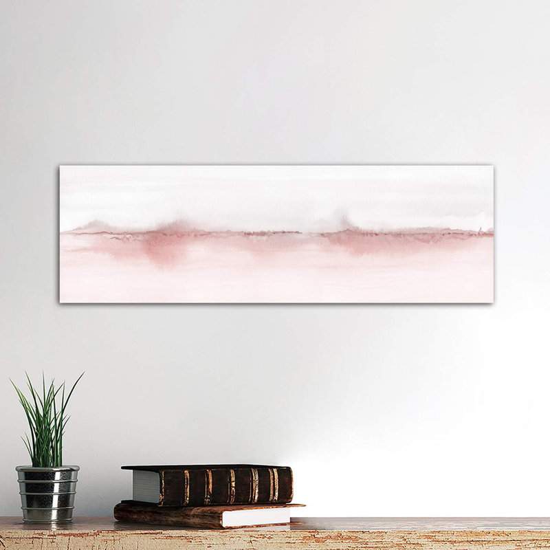 Watercolour Landscape VI - Wrapped Canvas Panoramic Print, 30.48 cm H x 91.44 cm W x 3.175 cm D