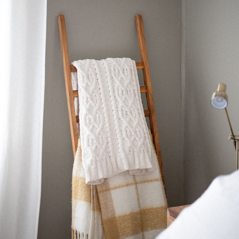 Échelle décorative en bois de teck Loredana